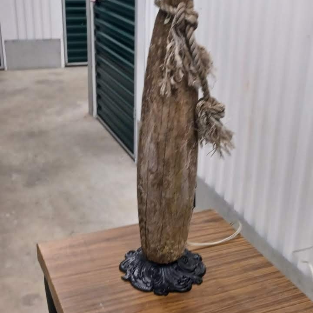 Rustic Brown Table Lamp